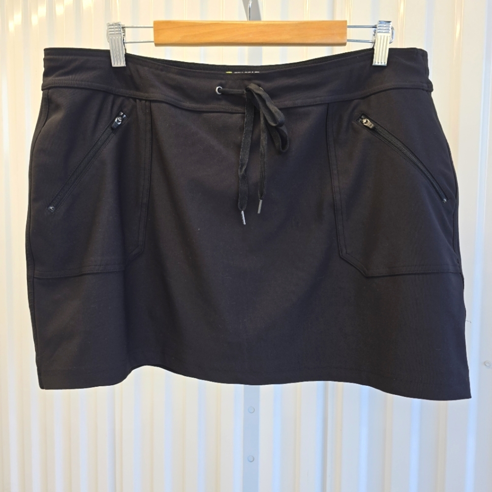 Tek Gear Women's Skort Skirt XL BLACK Like-New EUC
